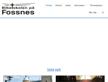 Tablet Screenshot of fossnes.no